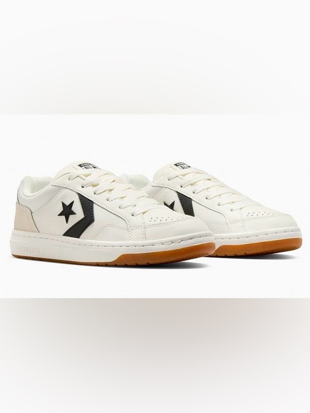 Converse Blaze Men’s Cream Low-Top Sneakers with Black Star